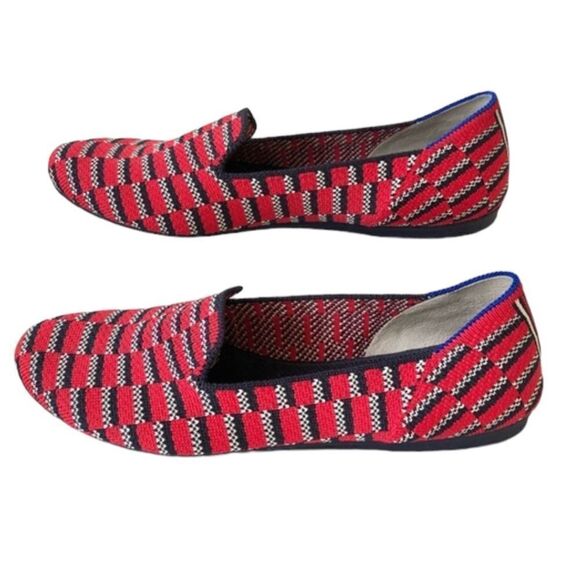 Rothy's The Loafer Cherry Red Mosaic Loafers (Retired) Size 7.5 - Picture 2 of 8